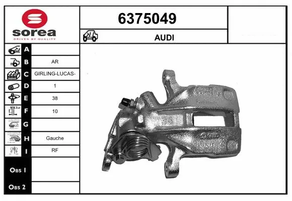 Brake Caliper (6375049)