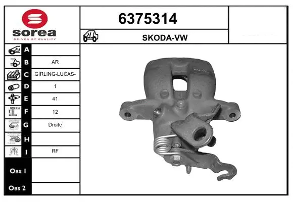 Brake Caliper (6375314)
