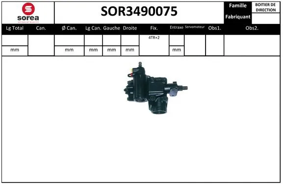 Steering Gear (SOR3490075)