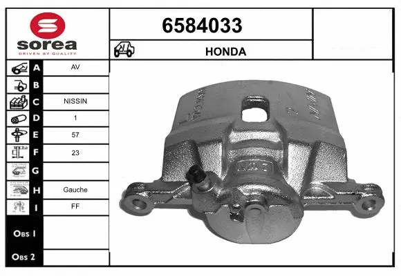 Brake Caliper (6584033)