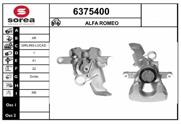 Brake Caliper (6375400)