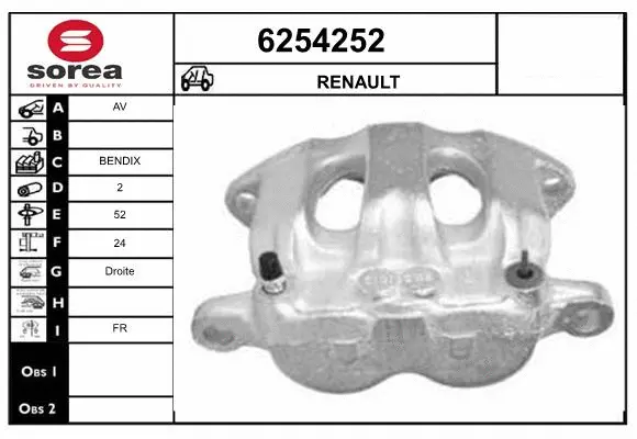 Brake Caliper (6254252)