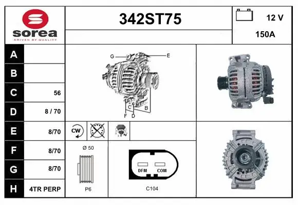 Alternator (342ST75)