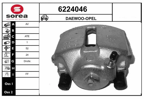 Brake Caliper (6224046)