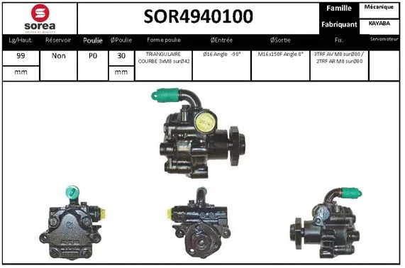 Hydraulic Pump, steering (SOR4940100)
