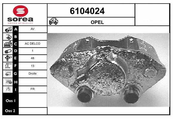 Brake Caliper (6104024)