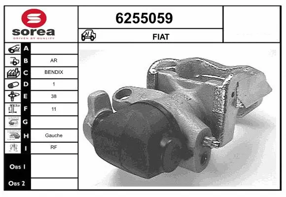 Brake Caliper (6255059)