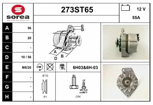 Alternator (273ST65)
