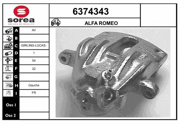 Brake Caliper (6374343)