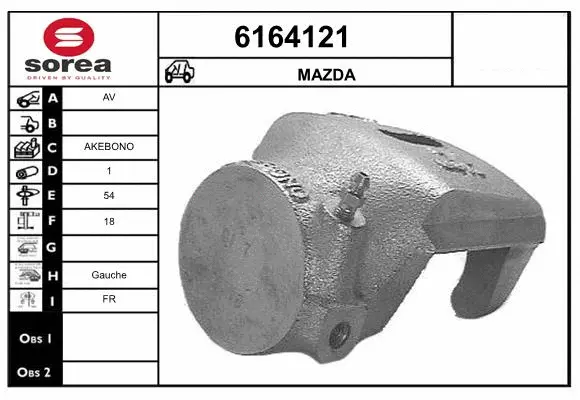 Brake Caliper (6164121)