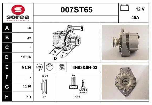 Alternator (007ST65)