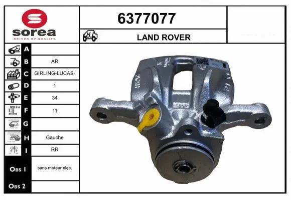 Brake Caliper (6377077)
