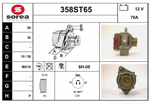 Alternator (358ST65)