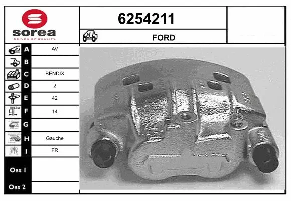 Brake Caliper (6254211)