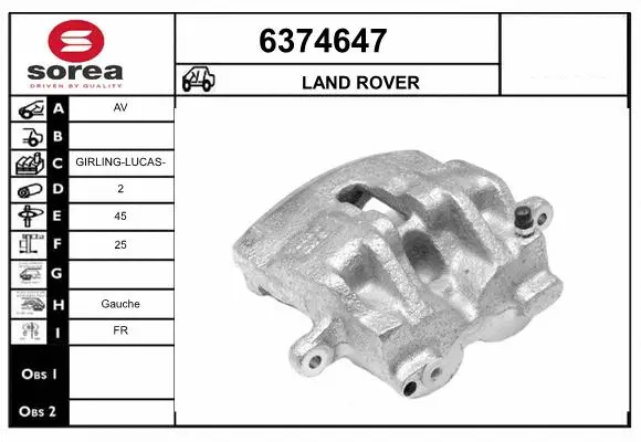Brake Caliper (6374647)