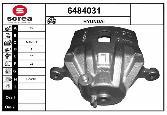 Brake Caliper (6484031)