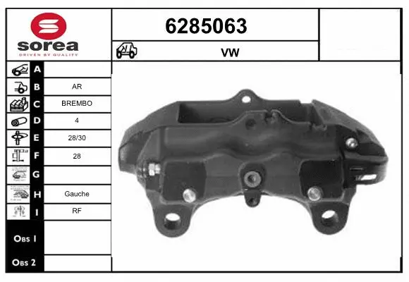 Brake Caliper (6285063)