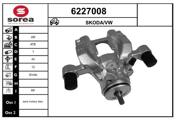 Brake Caliper (6227008)
