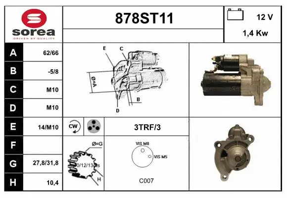 Starter (878ST11)