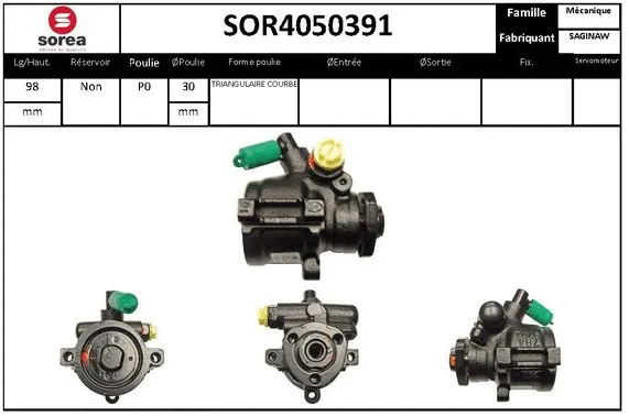 Hydraulic Pump, steering (SOR4050391)