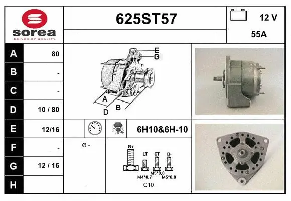 Alternator (625ST57)