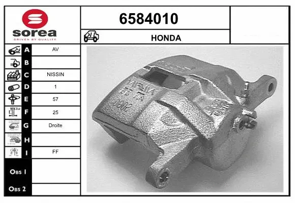 Brake Caliper (6584010)
