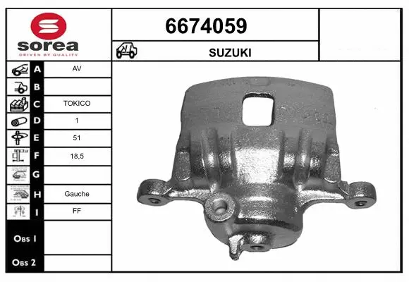 Brake Caliper (6674059)