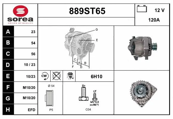 Alternator (889ST65)