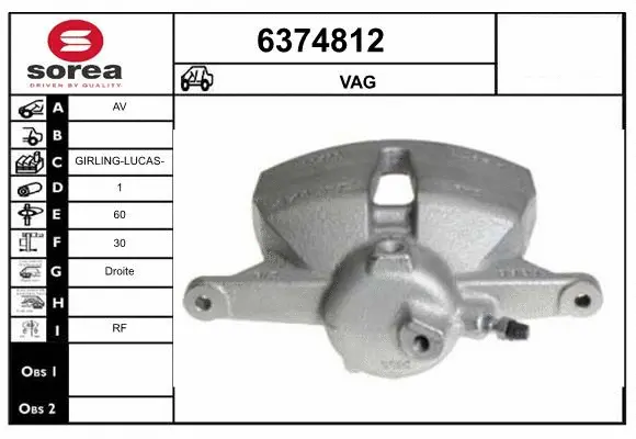 Brake Caliper (6374812)