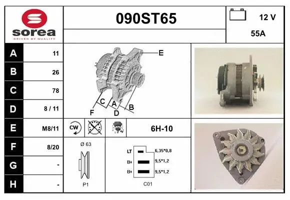 Alternator (090ST65)