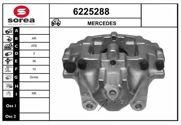 Brake Caliper (6225288)