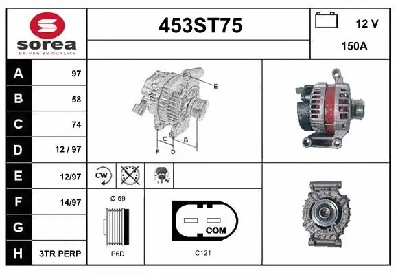 Alternator (453ST75)