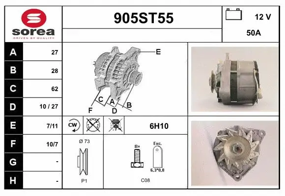 Alternator (905ST55)