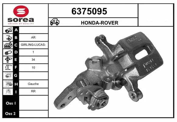 Brake Caliper (6375095)
