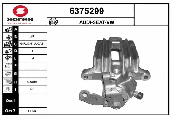 Brake Caliper (6375299)