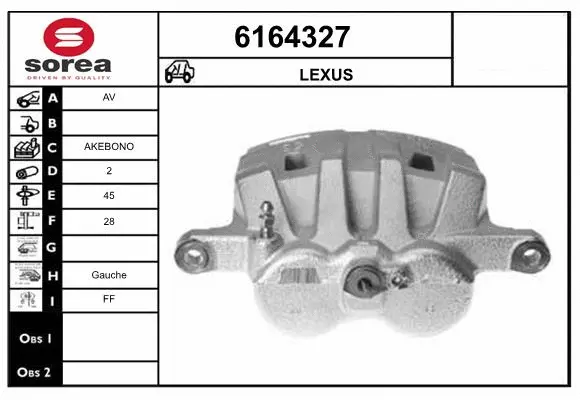Brake Caliper (6164327)