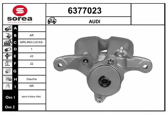 Brake Caliper (6377023)