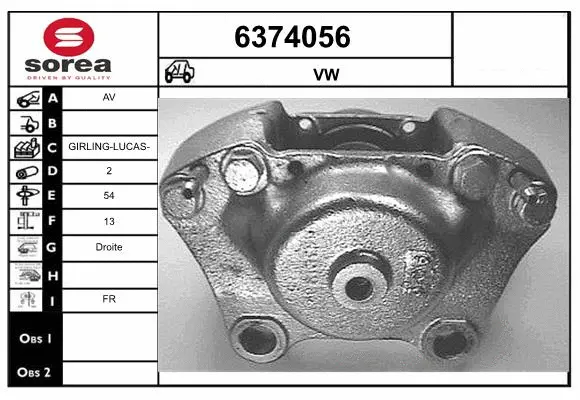 Brake Caliper (6374056)