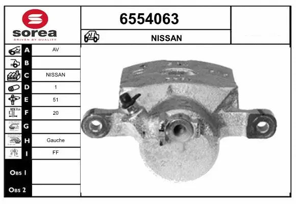 Brake Caliper (6554063)