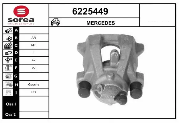 Brake Caliper (6225449)