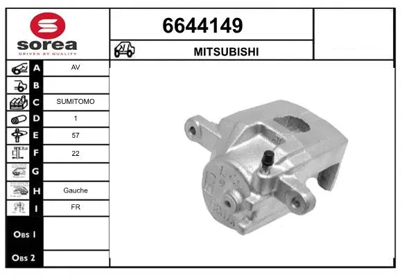 Brake Caliper (6644149)