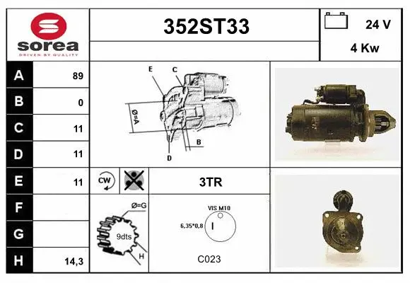Starter (352ST33)