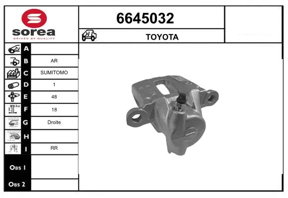 Brake Caliper (6645032)