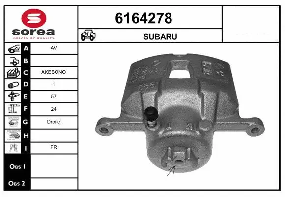 Brake Caliper (6164278)