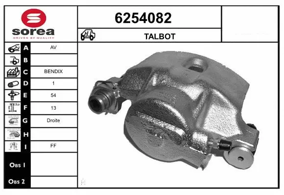 Brake Caliper (6254082)