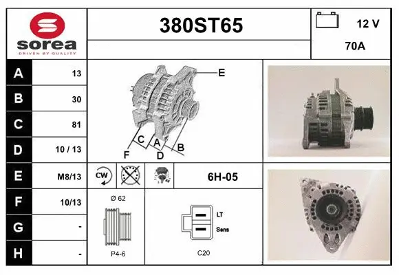Alternator (380ST65)