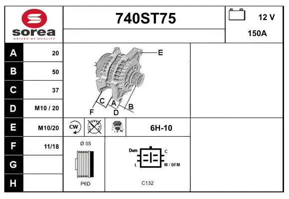 Alternator (740ST75)