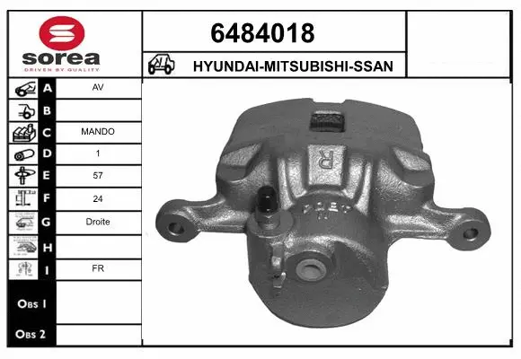 Brake Caliper (6484018)