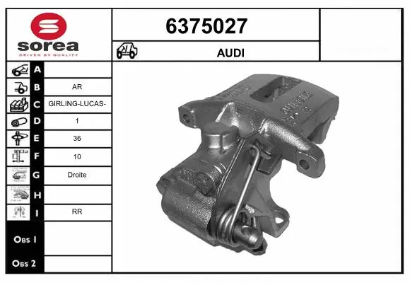 Brake Caliper (6375027)