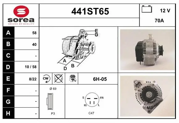 Alternator (441ST65)